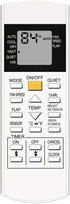 Replacement for Panasonic Air Conditioner Remote Control CV6233198927, CV6233187136, CV6233187143, and More