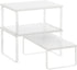 SONGMICS Cabinet Organizer Shelf, Set of 3 Kitchen Counter Shelves, Kitchen Storage,