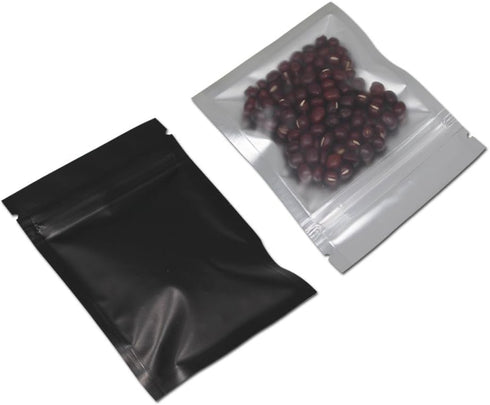 PABCK 200 Pack Resealable Zipper Lock Food Storage Bags, Zip Heat Seal Lock for Candy Storage Supplies
