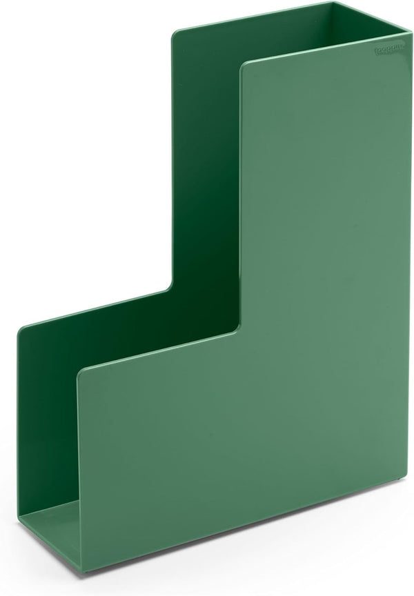 Poppin Magazine Holder, Durable Hard Plastic File Organizer, Multiple Colors Available