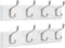 AMADA HOMEFURNISHING Coat Rack Wall Mount, 2 Pack Wall Hooks for Coats and Hats - White