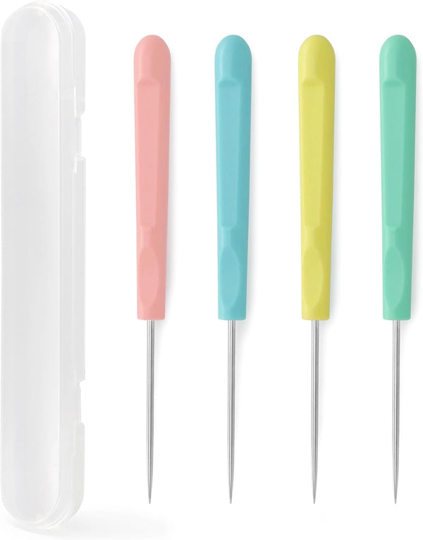 4Pcs Sugar Stir Needle Scriber Cookie Decorating Supplies Tool - 5.2 Inches