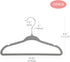 ManGotree 15 Pack Non-Slip Baby Velvet Clothes Hanger, Kids Coat Hanger with Swivel Hook (Grey)
