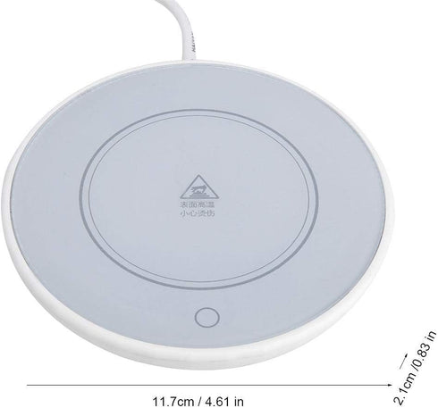 Electric Coffee Warmer Plate for Office Home Desk Use, Tea Mug Warmer for Coffee Milk Tea Water Cocoa, Auto Power Off