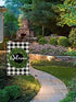 Welcome Boxwood Wreath Garden Flag, Double Sided Vertical, Buffalo Check Plaid Rustic Farmhouse Decoration