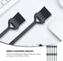 minkissy 60Pcs Coffee Machines Cleaning Brush, Plastic Espresso Machines Brush, Mini Brush for Keyboard and Electric