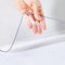 8X48 Inch Clear PVC Table Cover 1.5mm Thick Crystal Table Topper Protector