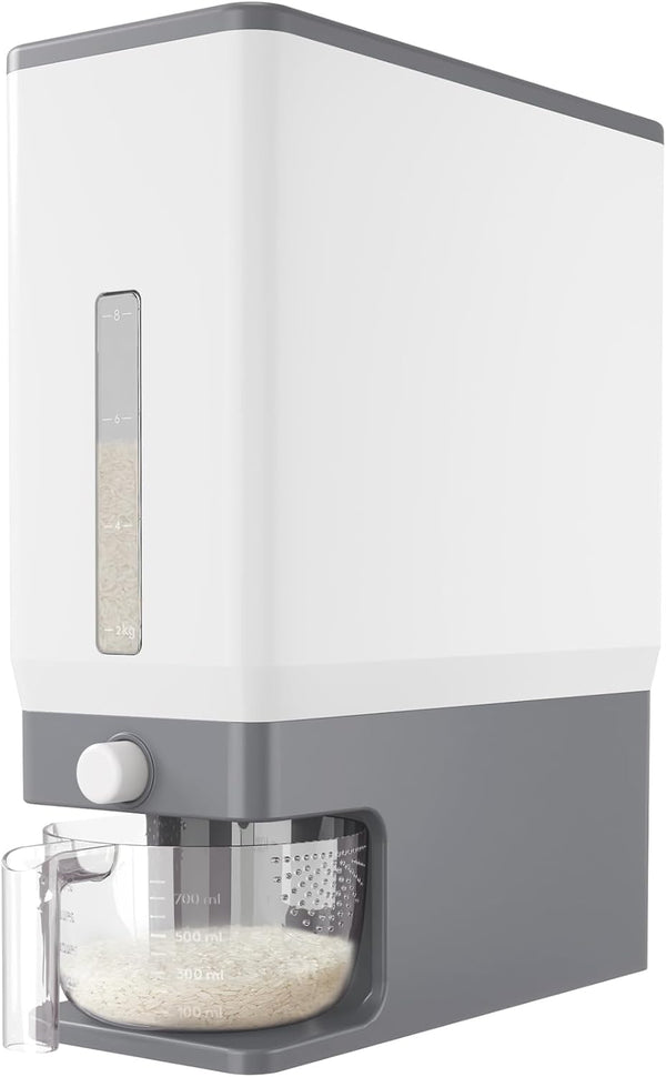 Lifewit Rice Dispenser 25 Lbs(11.3kg), Rice Storage Container Sealed Moisture Proof with