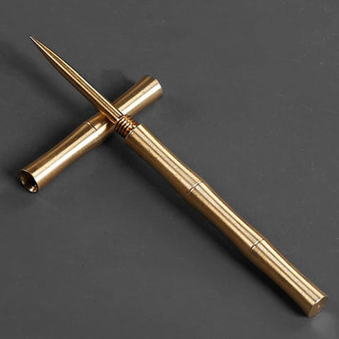 haowei 1Pcs Pure Copper Puerh Tea Knife Needle, Professional Ice Pick Tool for Breaking Tea Cake