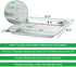 PARTY BARGAINS Aluminum Broiler Pans, 4 Pack Heavy-Duty Disposable Grill Pans for Cooking, Roasting, BBQ
