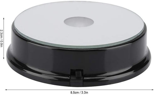 Semme Lighted Pedestal Display Base with Seven Color Changing Lights for Crystals and Figurines