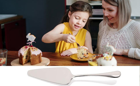 KSENDALO Small Pie Server Cake Pizza Server, Stainless Steel SUS304 Spatula for Serving, Cutting Cake, Pies, Desserts