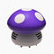 Aliotech Mini Cute Table Dust Vacuum Cleaner, Mushroom Shaped Portable Corner Desk Vacuum, Mini Dust Sweeper, Purple