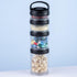 Saycker Portable Stackable Snack Container Nut Box, Snack Storage Jars and Portion Control, Food Storage Container
