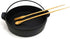 JapanBargain 3789 Bamboo Cooking Chopsticks with Spoon and Fork, 3-in-1 Cooking Utensil for Deep Frying