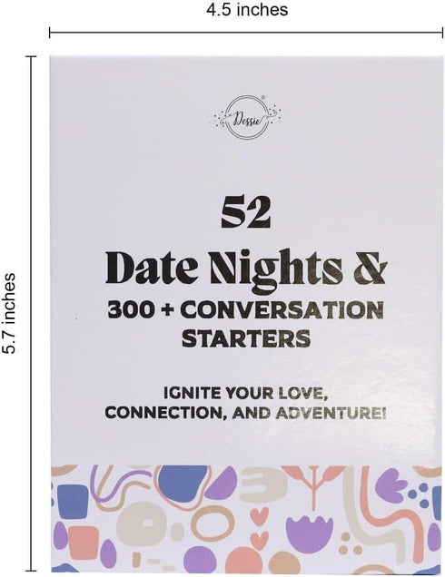 Dessie Couples Gift Ideas - 52 Pop-Open Date Night Ideas and 300+ Conversation Starters for Couples