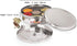 Satre Online and Marketing 7 2 Masala Box with Spice Containers and Spoons, Lid Included