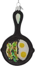 Noble Gems Glass Frying Pan Ornament, 5-Inch for Christmas