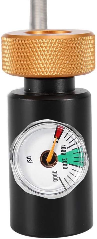G1/2 CO2 Cylinder Refill Adapter, Stainless Steel Bottle Connector Kit for Soda Maker Accessories with Hose