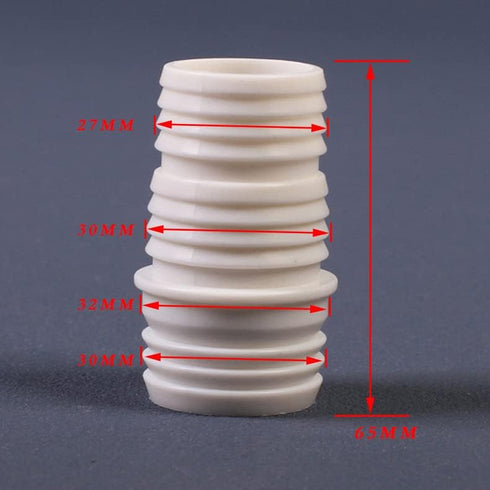 2 Pcs Washing Machine Drain Hose Connectors - Dishwasher Adapter with Hose Clamps for 1.06" & 1.18" to 1.18"