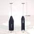 Handheld Milk Frother with Stainless Steel Whisk, Portable Foam Maker for Coffee, Latte, Hot Chocolate (Black)