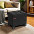 12.6 15.7 13.2 Inches 660 lb, ULSF012B01 SONGMICS Storage Ottoman, Small Ottoman Foot Rest with Legs, x x Foot Stool