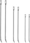Meat Trussing Needles, 6pcs Roasting Needles for Lacing Turkey, Chicken, Pork, and Lamb, Two of Each Size