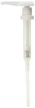 TOA 4pk White Plastic Gallon Pumps, Bottle Dispenser for Oil, Cream, Lotion, Liquid Container