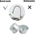 6 Packs Popover Pan, Large Individual Muffin Mold, Aluminium Pudding Cup for Baking Pie, Egg Tart, Cake