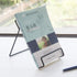 Cookbook Stand Cookbook Holder Foldable Tablet Recipe Book Holder Kitchen Recipe Cooking Display Rest Stand Holder Black by ARFUKA
