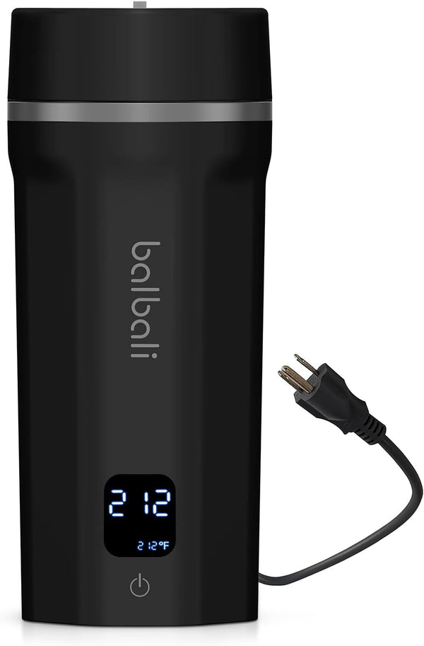 balbali 18.6oz Portable Kettle for Travel 100-250V Dual Voltage for International/Global/Europe -
