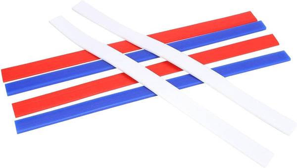Silicone Rolling Strip, 6 Pcs Rolling Pin Guides for Thickness, 2/4/6mm, Kitchen Pastry Cookie
