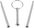 Cake Cupcake Tray Stand with Handle - 3-Tiers Round-Silver Hardware Fitting Holder, Pack of 3