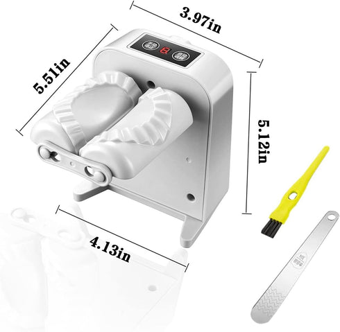 Automatic Electric Dumpling Press Maker Machine, Adjustable and Easy to Operate for Home Kitchen Pastry