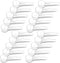20 Measuring Spoons Set with Short Handle, Clear Plastic Scoops for Creatine, Coffee, Grains, BPA Free Kitchen Tools