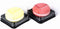 50g Mooncake Packaging Clear Plastic Macaron Containers with Labels, Ideal for Mini Muffins, Set of 50 (Square Black)