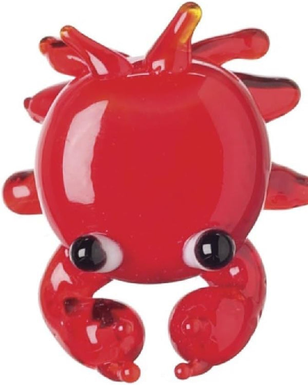Ganz Miniature Glass Figurine - Red Crab