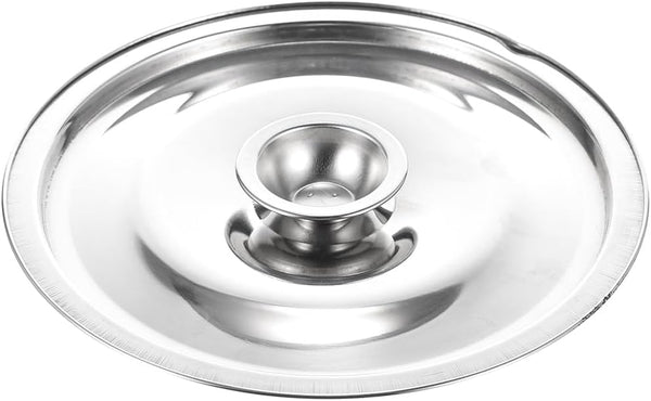 Stainless Steel 12 Inch Pan Lid, Dome Cover for Fry Pan, Spices Pots, Condiment Jar Cover