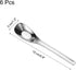 uxcell 6pcs Soup Spoons, 5.9 Inches 18/8 Stainless Steel Small Chinese Soup Spoon for Dessert and Cereal