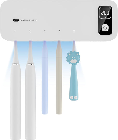 UV Toothbrush sanitiizer and Holder, Strong Saniti zer Air Drying, 200s and
