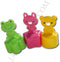 Torune TOR-P-2817 Round Flower Star Shaped Bread Cutter Set with Animal Press