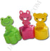 Torune TOR-P-2817 Round Flower Star Shaped Bread Cutter Set with Animal Press