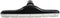 Cen-Tec Systems 60137 14" Commercial Scalloped Felt Vacuum Attachment for Hardwood and Polished Floors, Black