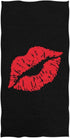 Naanle Sexy Red Lip Pattern Print Bath Towel, Absorbent Hand Towels for Bathroom, Hotel, Gym, Spa (30"x15")