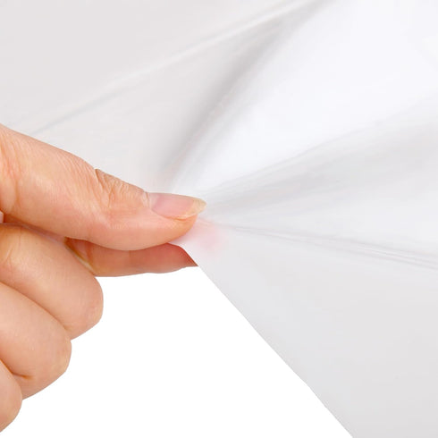White Polyethylene Tree Bag 9ft x 6ft for Hassle-Free Christmas Tree Removal, Easy Cleanup Tree Disposal Bag Fits Most