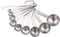 Lucky Plus Stainless Steel Measuring Spoons Set, 18/8(304) Steel Material, Heavy Duty 9 Measuring Spoons (10ml & 20ml)