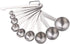 Lucky Plus Stainless Steel Measuring Spoons Set, 18/8(304) Steel Material, Heavy Duty 9 Measuring Spoons (10ml & 20ml)