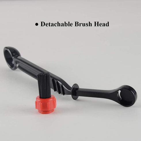 Espresso Machine Cleaning Brush Tool - CAFEMASY Pack of 2pcs Grouphead Coffee Cleaning Brush with Spoon
