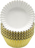 Standard Gold Foil Cupcake Liners, 100-Count Muffin Baking Cups for Party and More