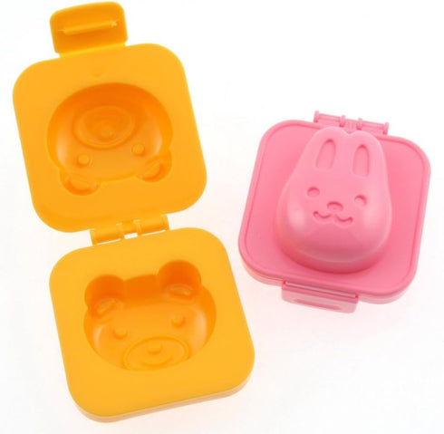 Kotobuki Rabbit and Bear Plastic Egg Mold